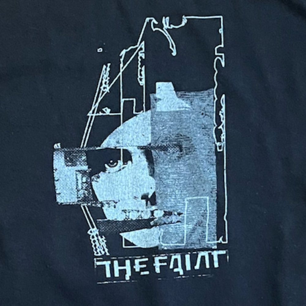 Rare Vintage The Faint T-Shirt Band Tee. Punk/ Indie Size Small Black 2000